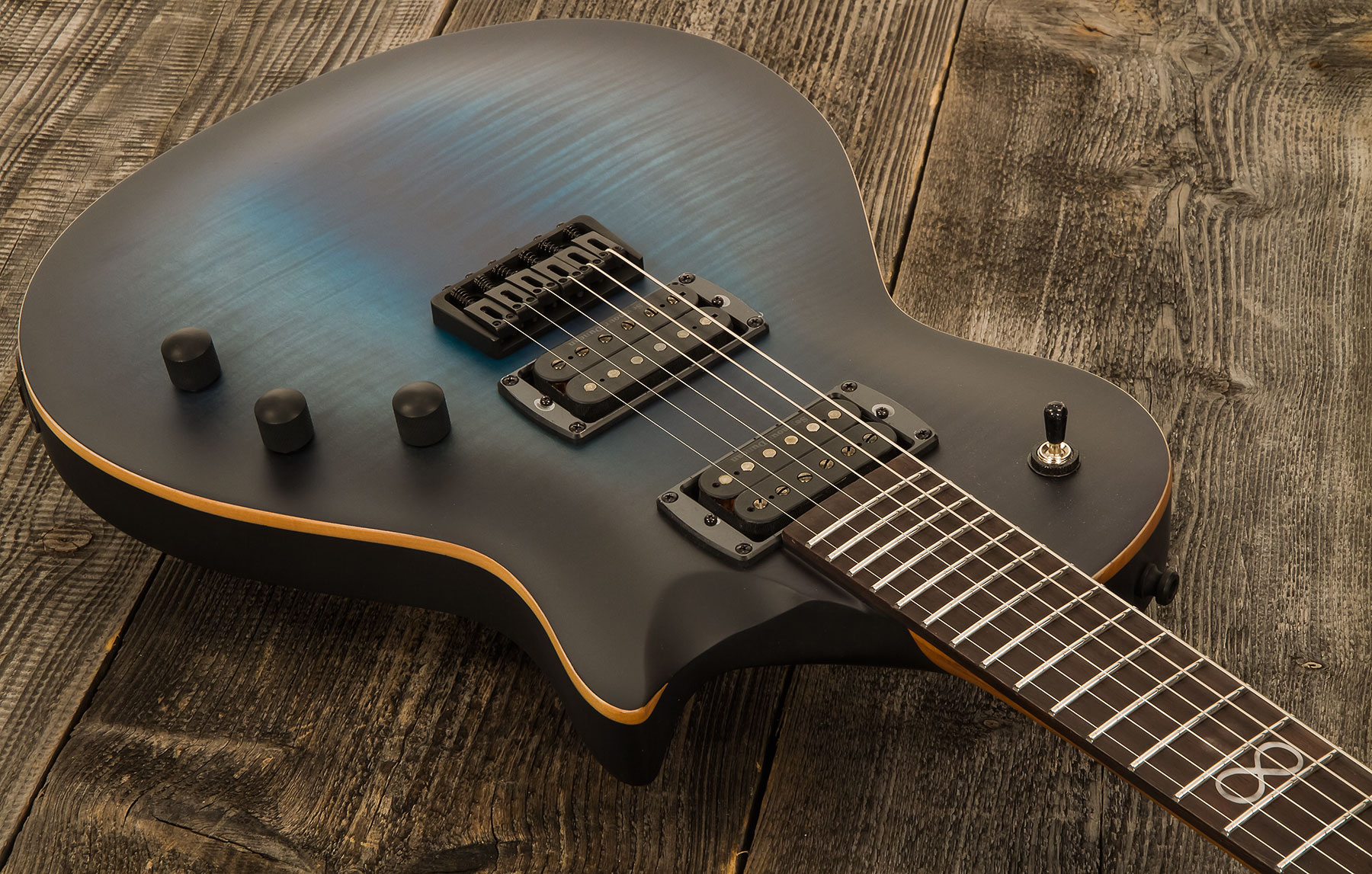 Chapman Guitars Ml2 Pro Modern Hh Seymour Duncan Ht Eb - Azure Blue - Single cut electric guitar - Variation 1