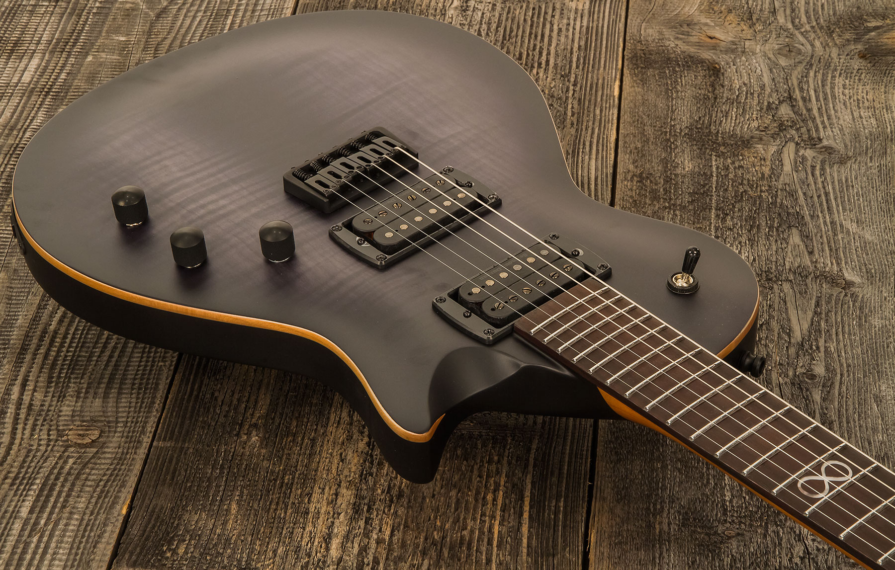 Chapman Guitars Ml2 Pro Modern Hh Seymour Duncan Ht Eb - River Styx Black - Single cut electric guitar - Variation 1