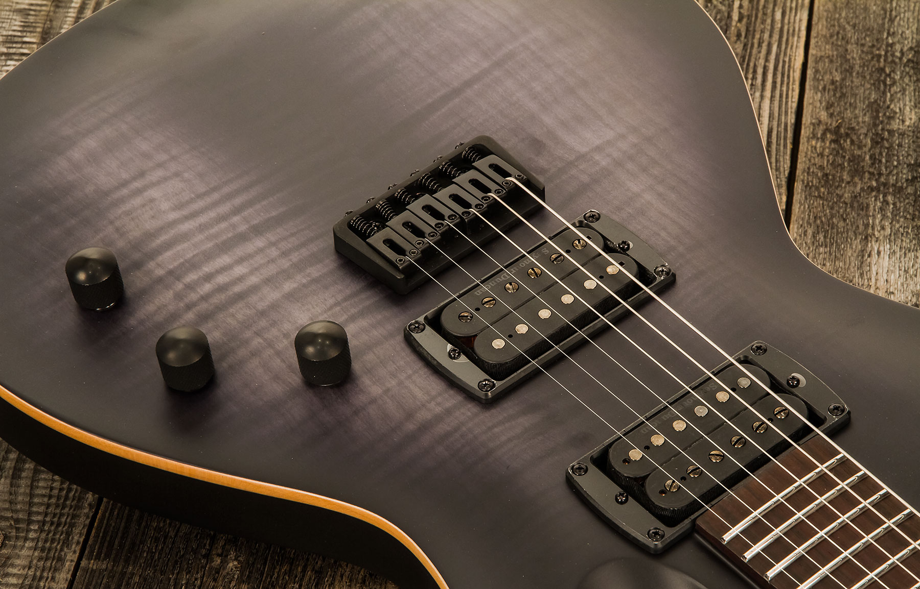 Chapman Guitars Ml2 Pro Modern Hh Seymour Duncan Ht Eb - River Styx Black - Single cut electric guitar - Variation 3