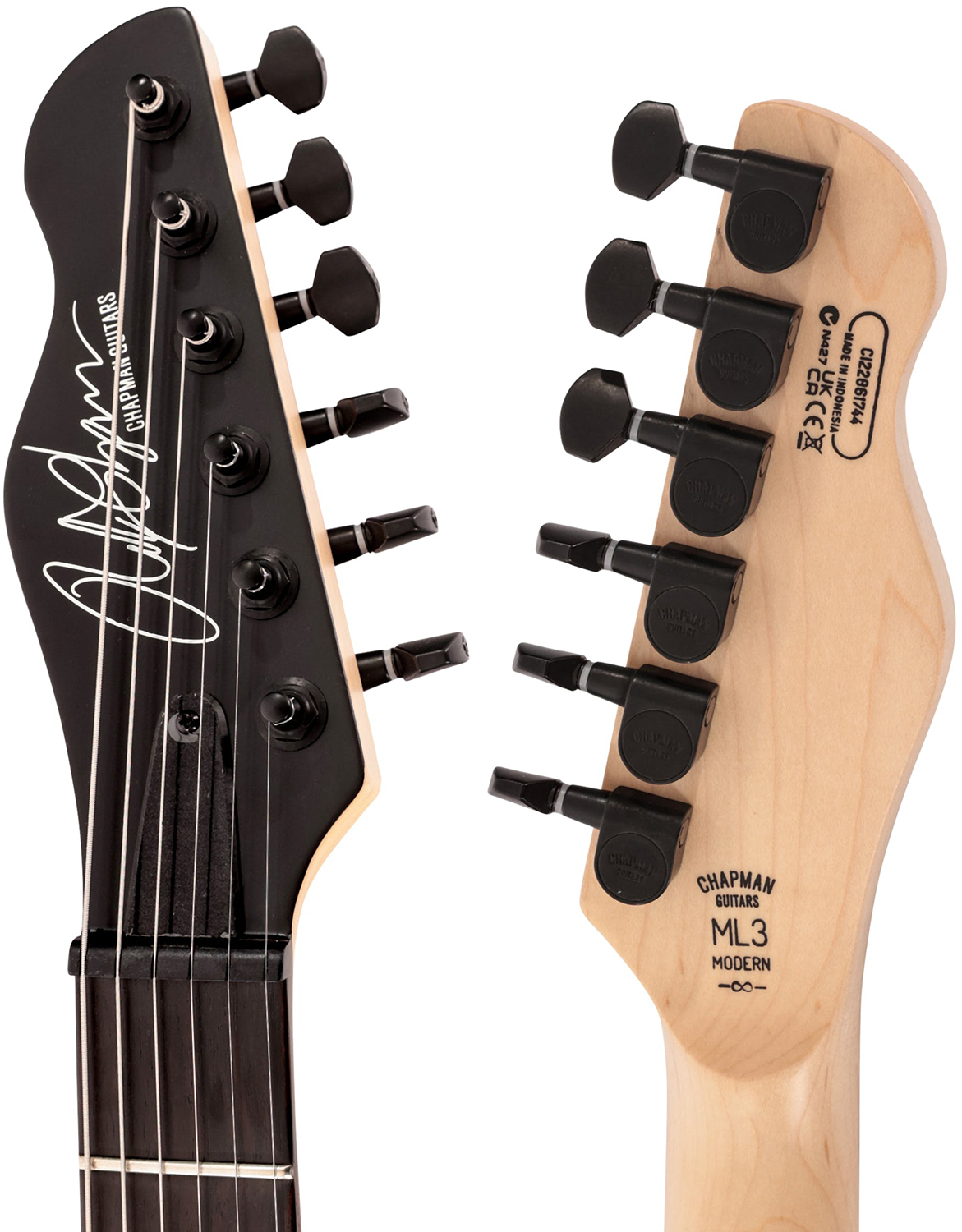 Chapman Guitars Ml3 Modern 2022 Standard 2h Ht Eb - Deep Red Satin - Tel shape electric guitar - Variation 4