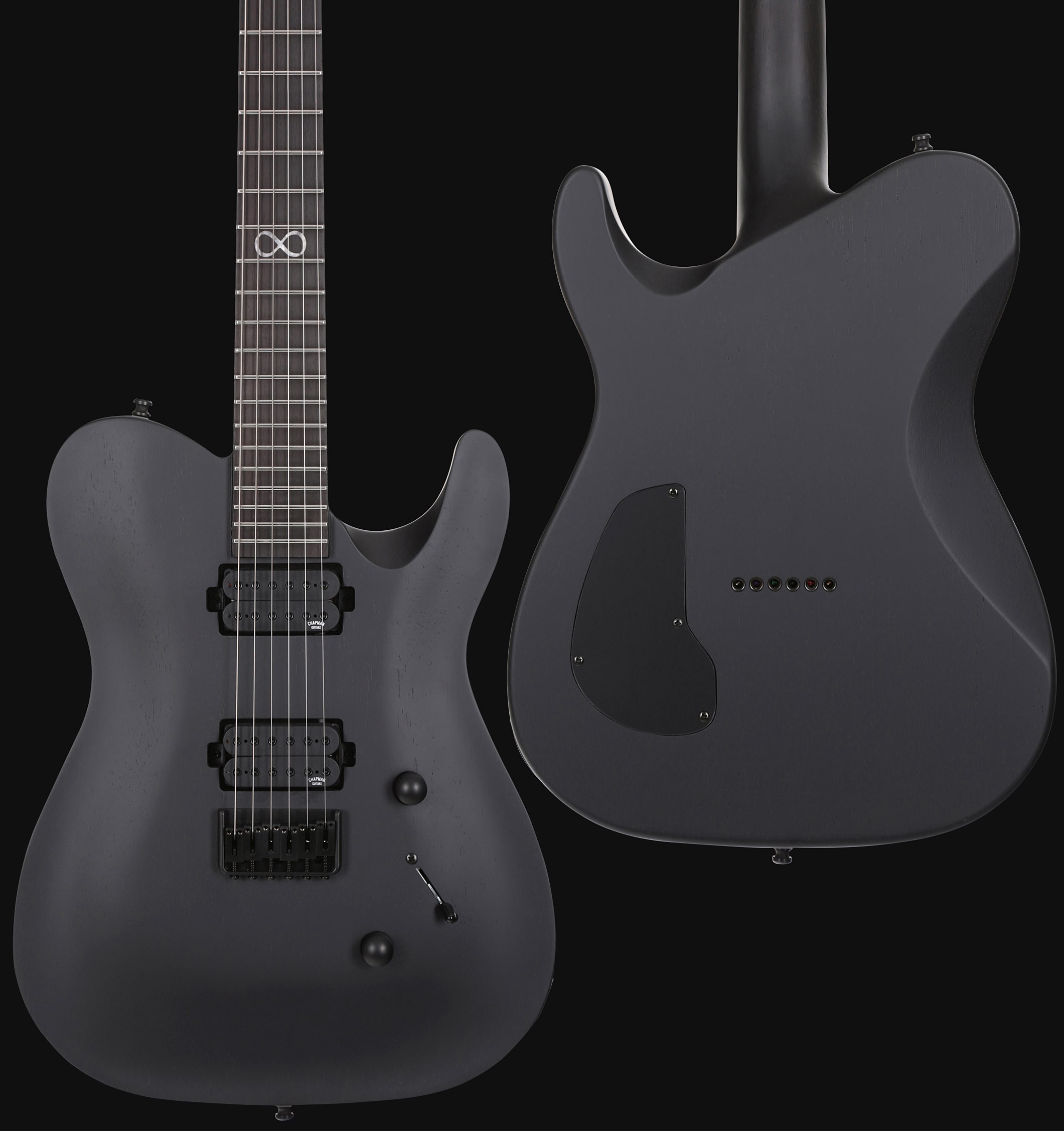 Chapman Guitars Ml3 Pro Modern V2 Hh Ht Eb - Lunar Satin - Tel shape electric guitar - Variation 2