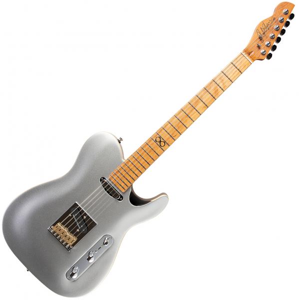 Solid body electric guitar Chapman guitars ML3 Pro Traditional - Argent metallic