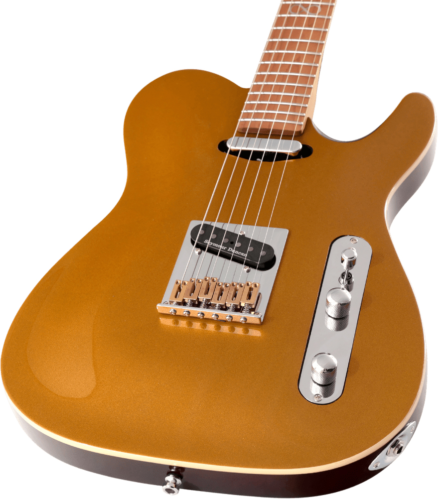 Chapman Guitars Ml3 Traditional Pro 2s Seymour Duncan Ht Mn - Gold Metallic - Tel shape electric guitar - Variation 3