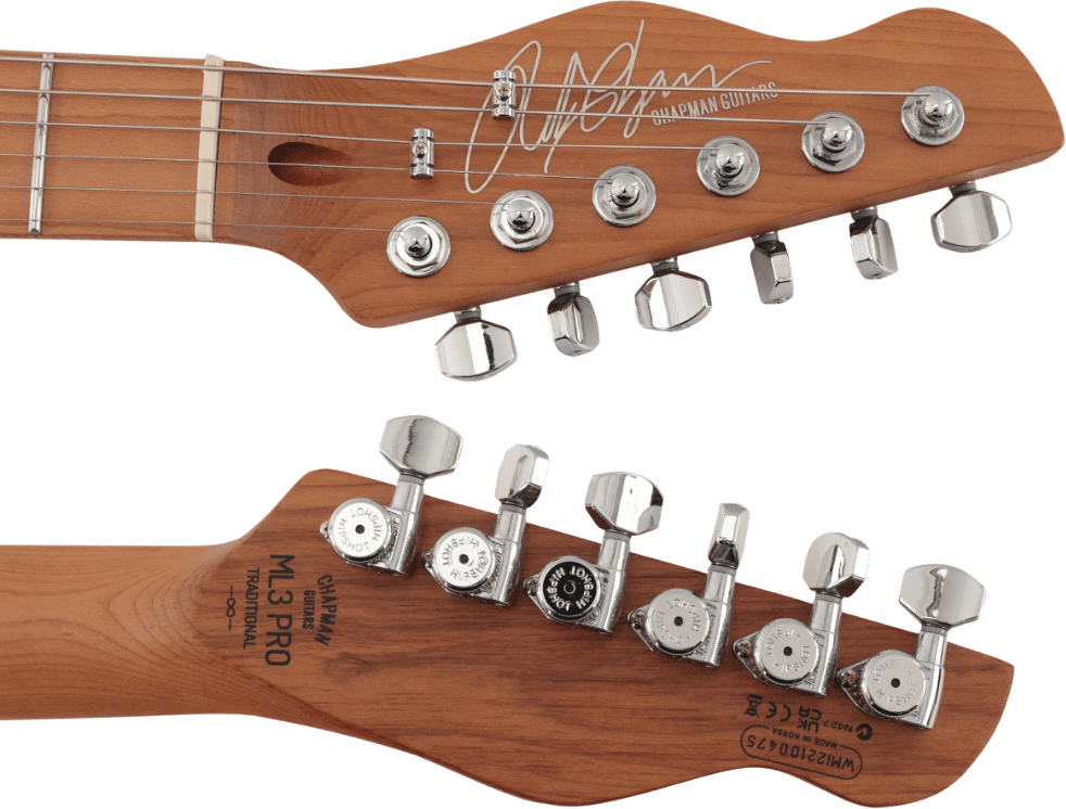 Chapman Guitars Ml3 Traditional Pro 2s Seymour Duncan Ht Mn - Gold Metallic - Tel shape electric guitar - Variation 4