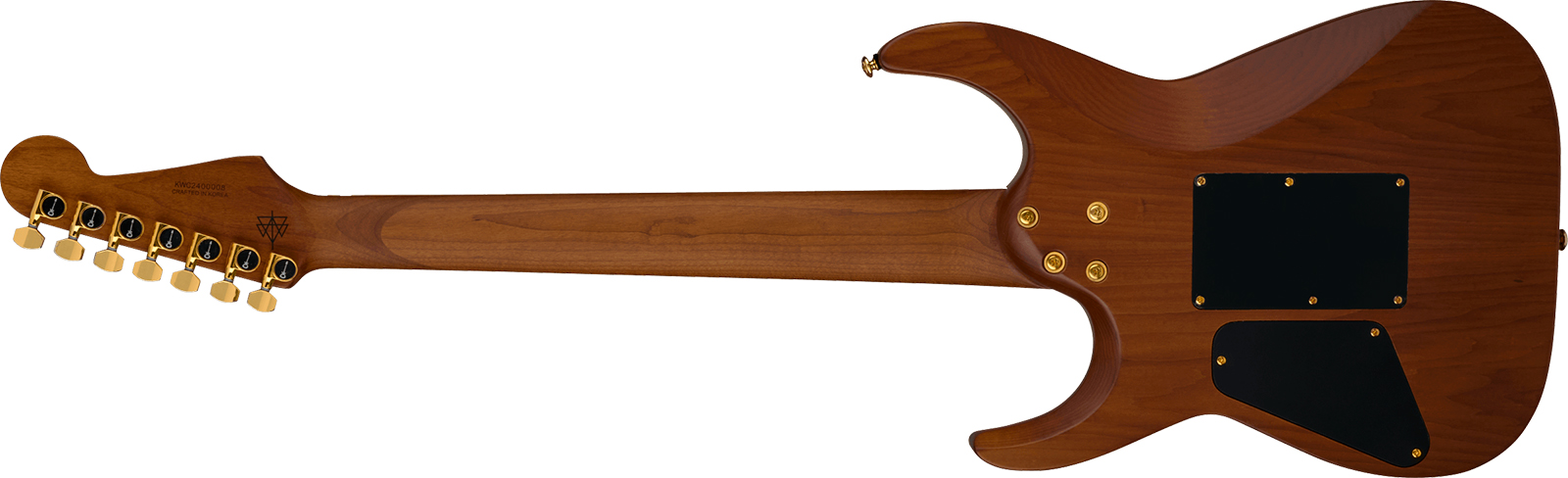 Charvel Angel Vivaldi Dinky Dk24-7 Nova Signature 7c 2h Dimarzio Fr Mn - Natural - Signature electric guitar - Variation 1