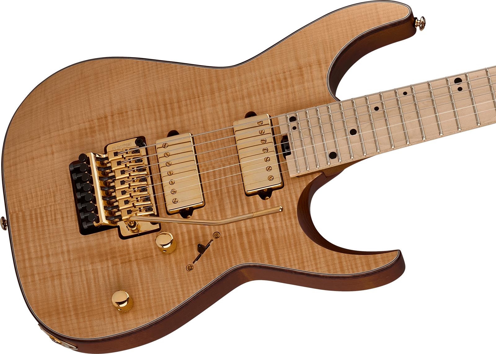 Charvel Angel Vivaldi Dinky Dk24-7 Nova Signature 7c 2h Dimarzio Fr Mn - Natural - Signature electric guitar - Variation 2