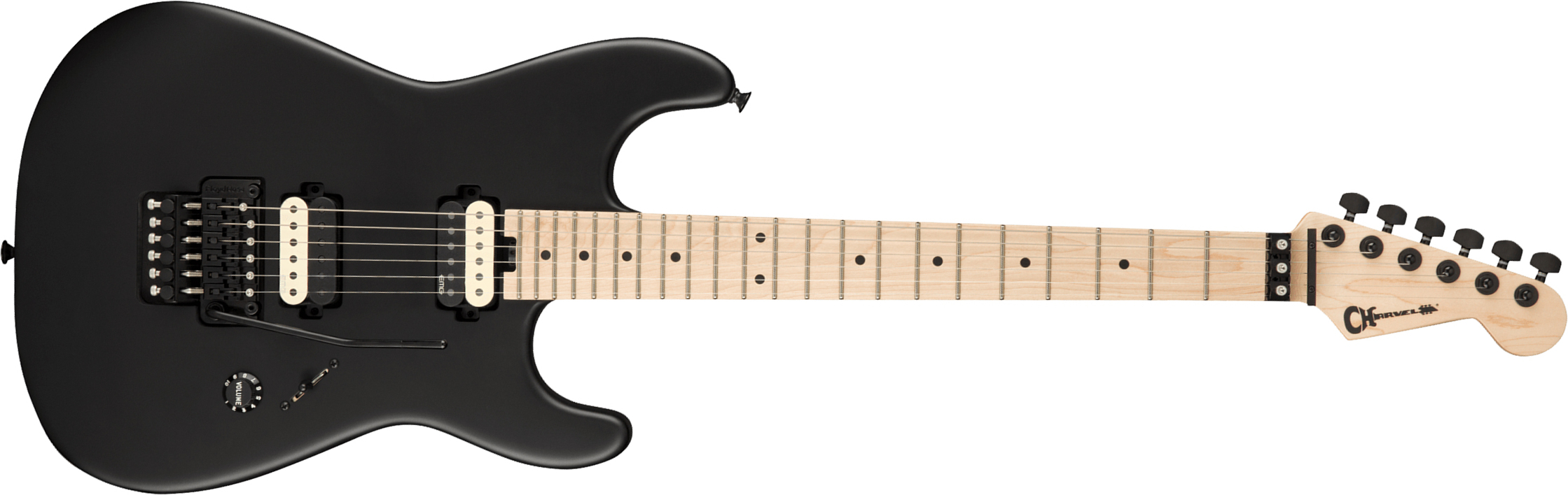 Charvel Jim Root San Dimas Style 1 Hh Fr M Pro-mod Signature 2h Emg Mn - Satin Black - Str shape electric guitar - Main picture