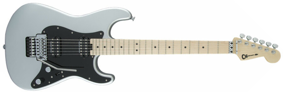Charvel Pro-mod San Dimas Style 1 Hh Seymour Duncan Fr Mn - Satin Silver - Str shape electric guitar - Main picture