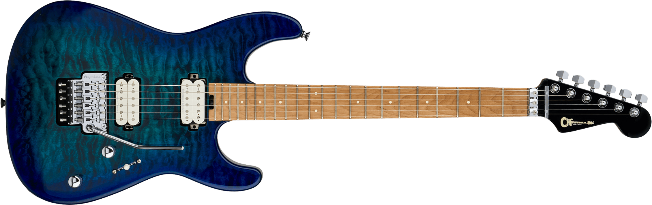 Charvel San Dimas Pro-mod Plus Style 1 Hh Fr Cm 2h Seymour Duncan Mn - Chlorine Burst - Str shape electric guitar - Main picture