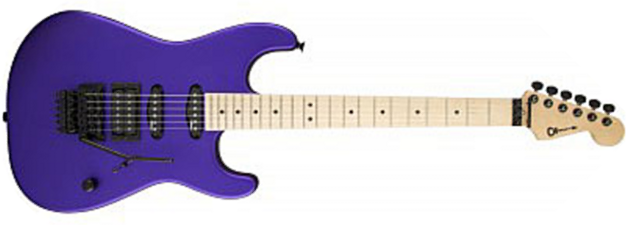 Charvel San Dimas Style 1 Hss Fr M Usa Select Dimarzio Fr Mn - Satin Plum - Str shape electric guitar - Main picture