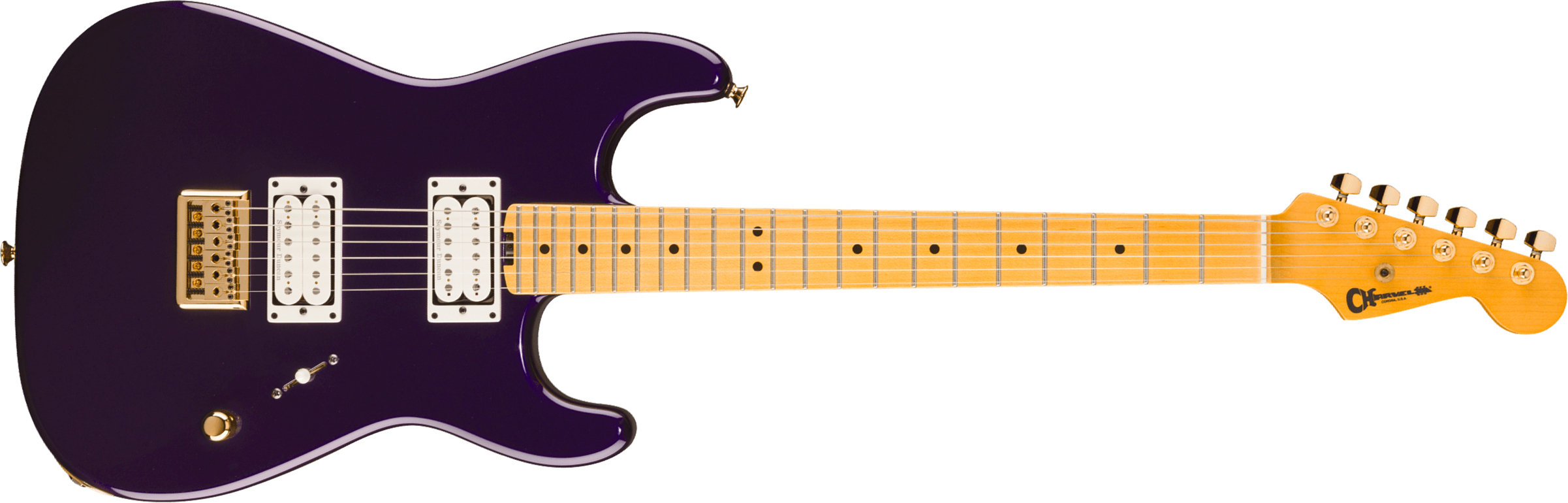 Charvel San Dimas Style 1 Sd1 Hh Ht American Neo Classic 2h Seymour Duncan Ht Mn - Velvet Midnight - Str shape electric guitar - Main picture