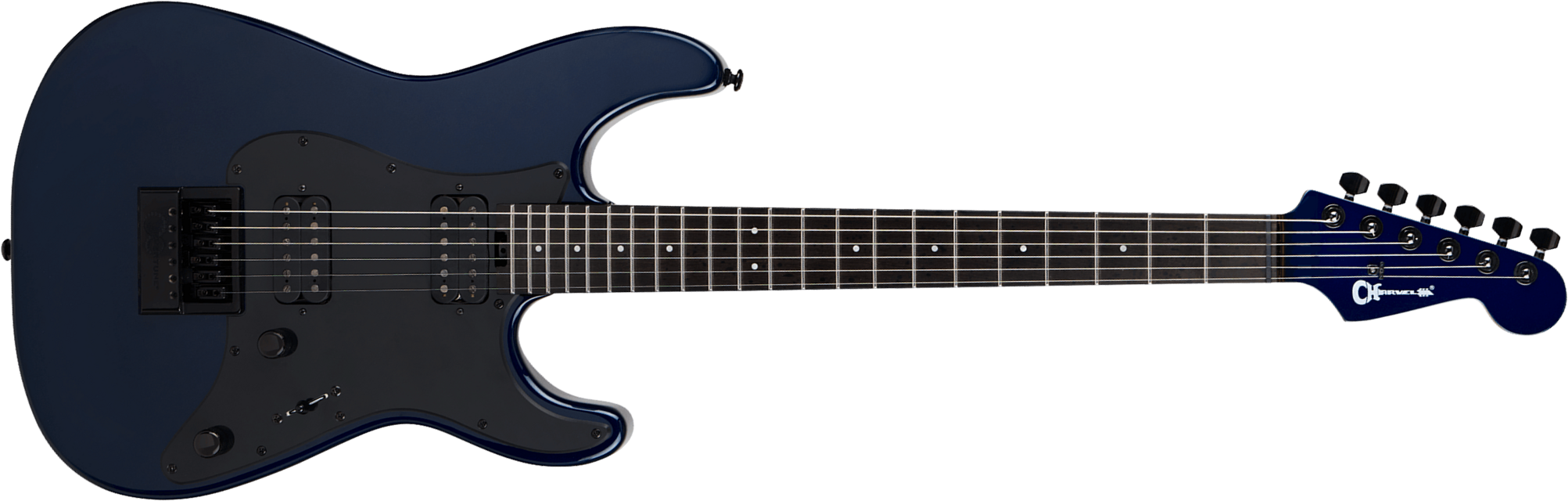 Charvel So-cal Style 1 Evtn6 Pro-mod Plus 2h Seymour Duncan Ht Eb - Midnight Blue - Str shape electric guitar - Main picture