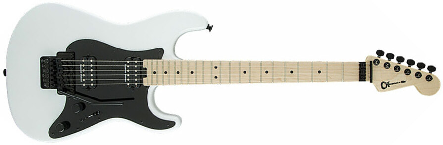 Charvel So Cal Style 1 Hh  Fr M Pro-mod 2h Seymour Duncan Fr Mn - Snow White - Str shape electric guitar - Main picture