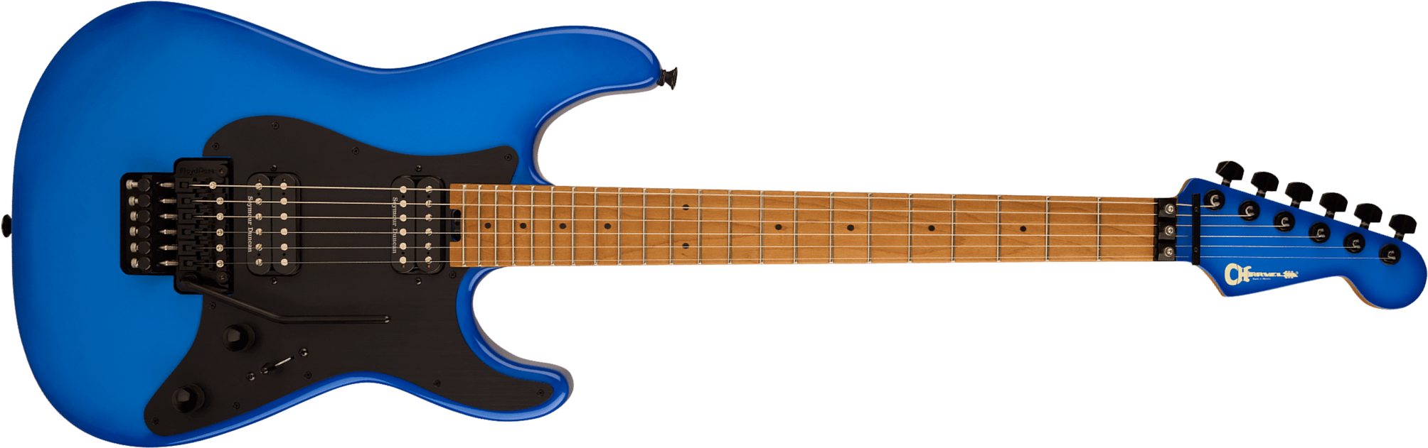 Charvel So-cal Style 1 Hh Fr Pro-mod Plus 2h Seymour Duncan Mn - Blue Burst - Str shape electric guitar - Main picture