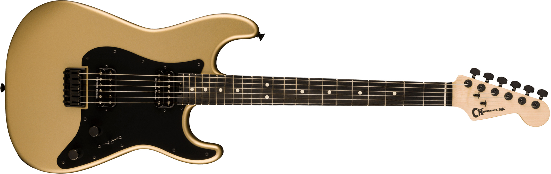 Charvel So-cal Style 1 Hh Ht E Pro-mod 2h Seymour Duncan Eb - Pharaohs Gold - Str shape electric guitar - Main picture