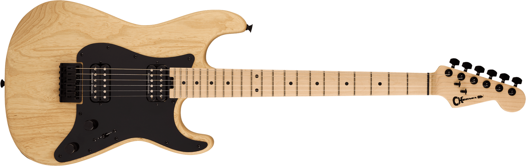 Charvel So-cal Style 1 Hh Ht Mpl Pro-mod 2h Ht Mn - Natural Ash - Str shape electric guitar - Main picture