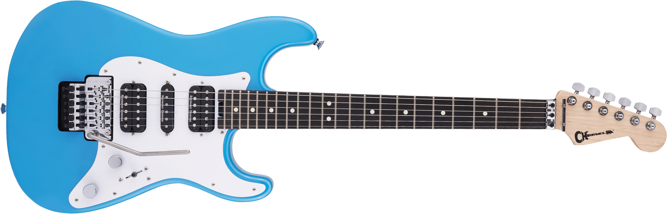 Charvel So-cal Style 1 Hsh Fr E Pro-mod Seymour Duncan Eb - Robbin's Egg Blue - Str shape electric guitar - Main picture