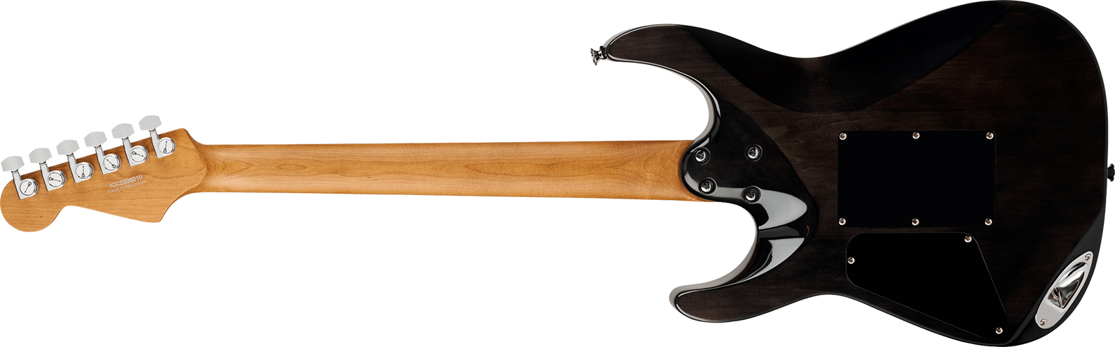 Charvel Dinky Dk24 Hh 2pt Eb Qm Pro-mod Plus 2h Seymour Duncan Trem Eb - Midnight Ocean - Str shape electric guitar - Variation 1