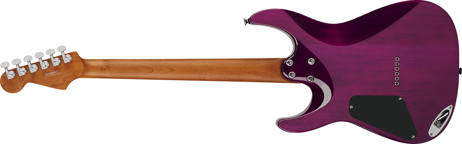 Charvel Dinky Dk24 Hh Ht Eb Qm Pro-mod Plus 2h Ht Eb - Violet Radiance - Str shape electric guitar - Variation 1