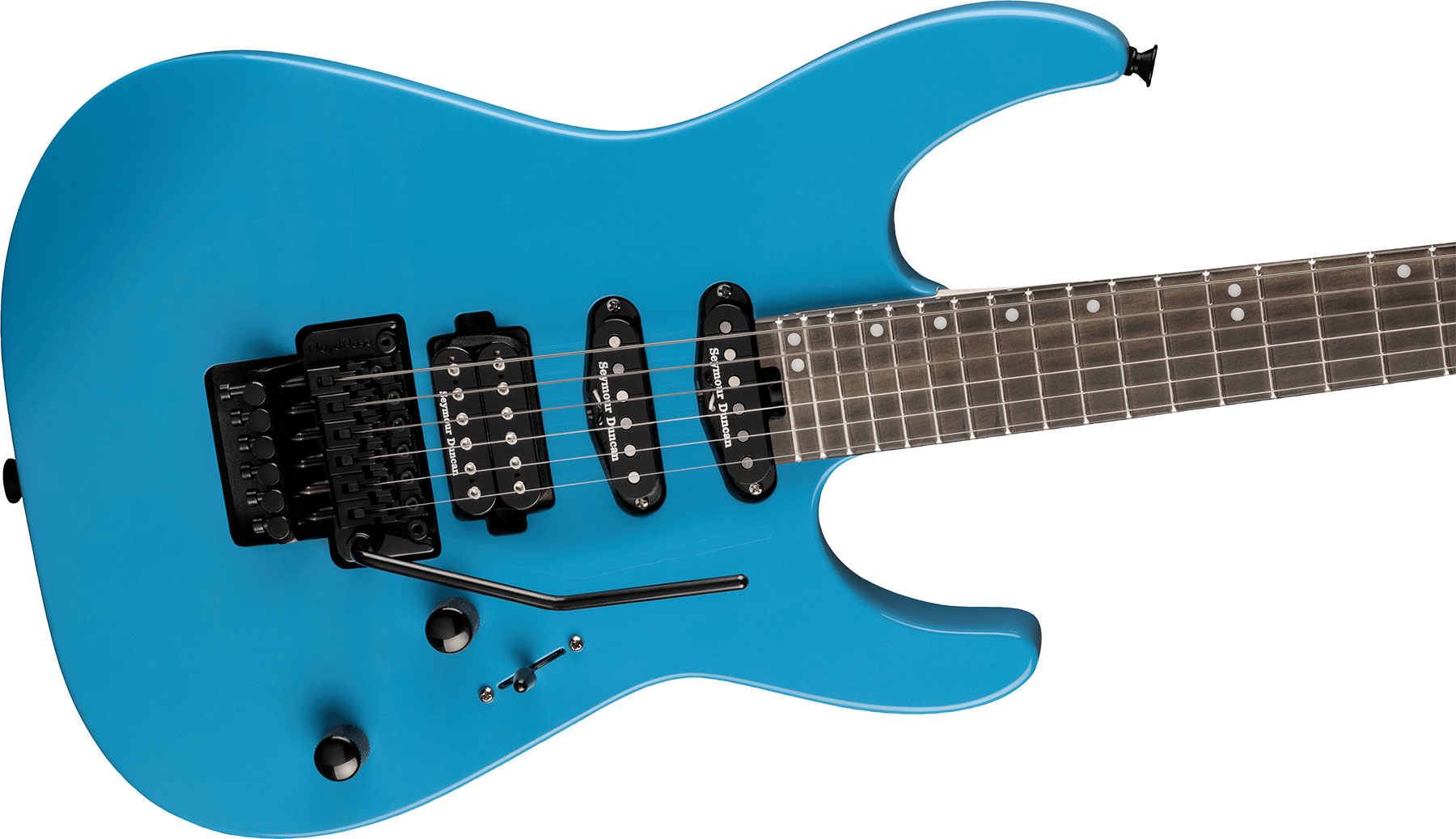 Charvel Dinky Dk24 Hss Fr E Pro-mod Seymour Duncan Eb - Infinity Blue - Str shape electric guitar - Variation 2