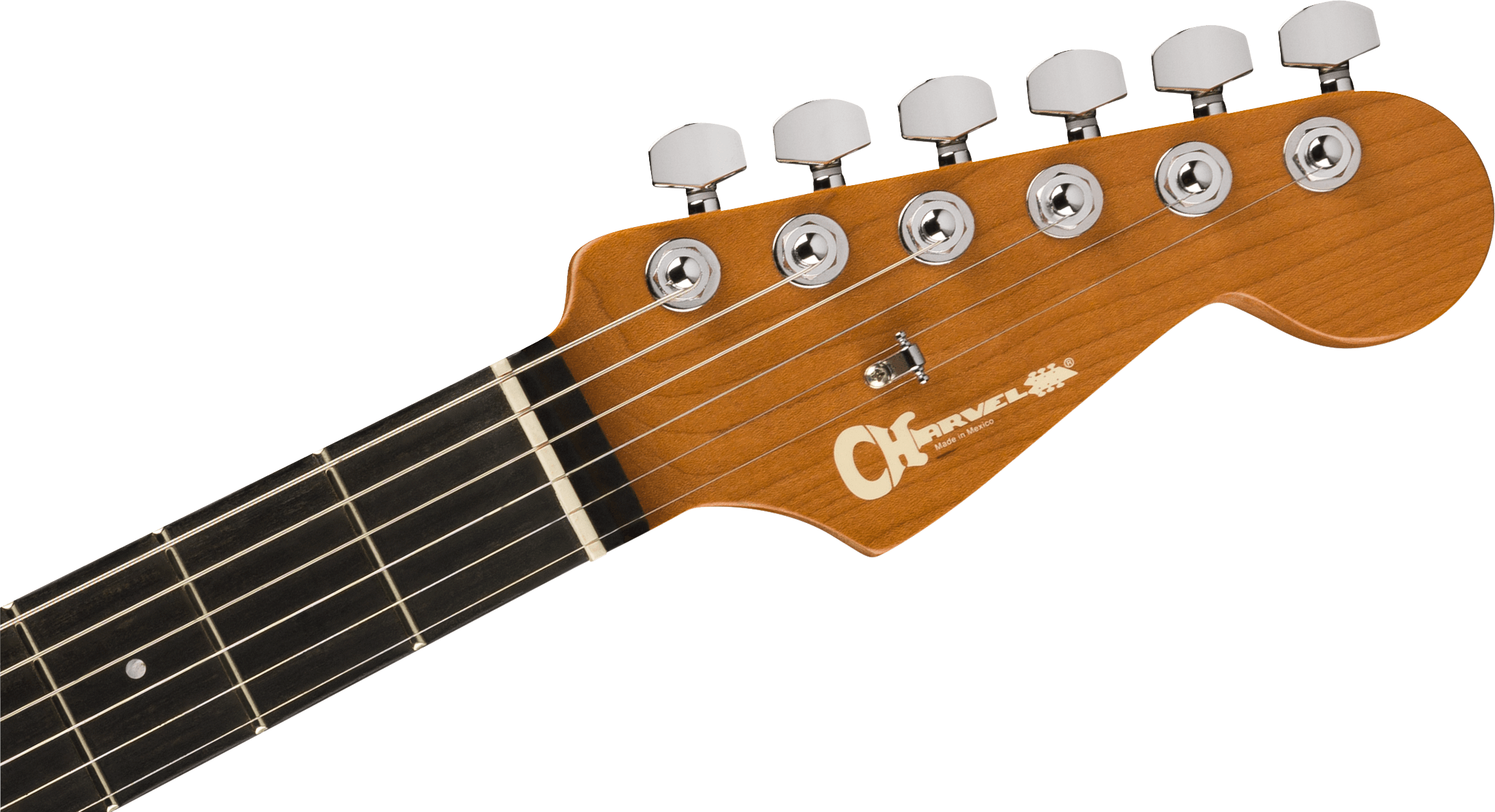 Charvel Dk24 Pro-mod 2pt Hh Eb - Gloss Black - Str shape electric guitar - Variation 4