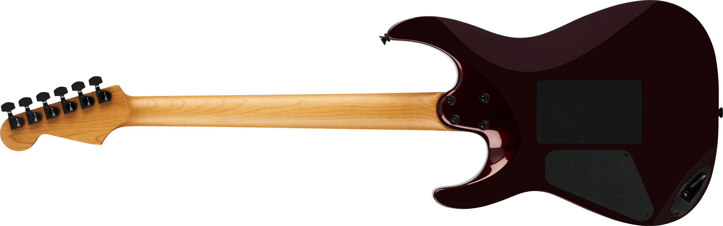 Charvel Dk24 Pro Mod Dinky Plus Hh Fr Eb - Crimson Eclipse - Str shape electric guitar - Variation 1