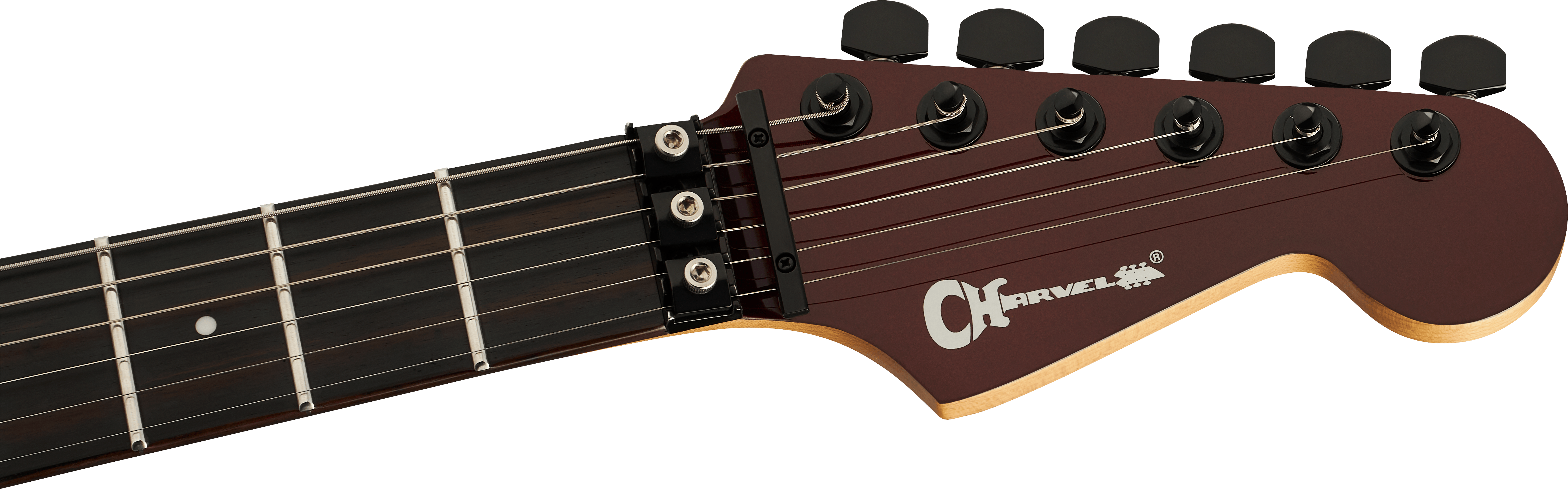Charvel Dk24 Pro Mod Dinky Plus Hh Fr Eb - Crimson Eclipse - Str shape electric guitar - Variation 4