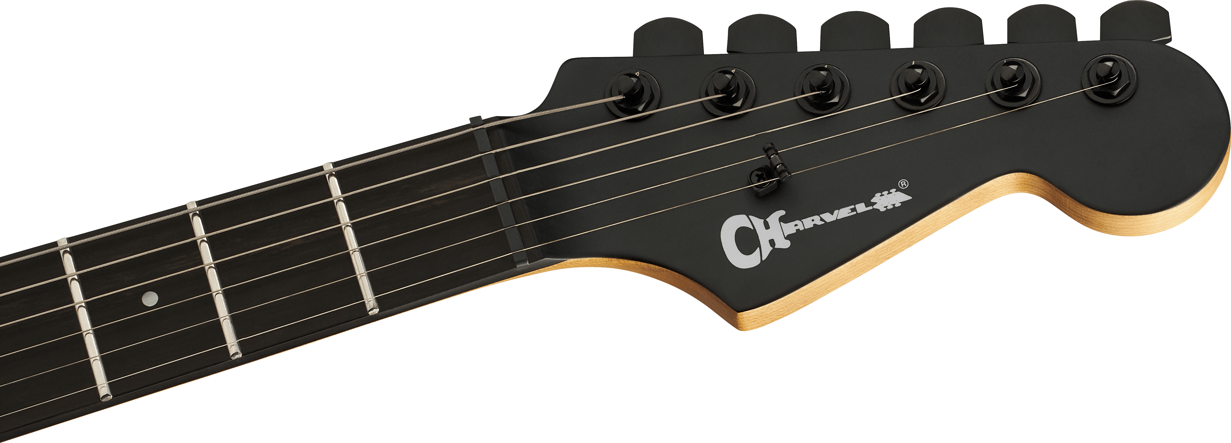 Charvel Dk24 Pro Mod Dinky Qm Plus Ht Hh Eb - Black Ash - Str shape electric guitar - Variation 4