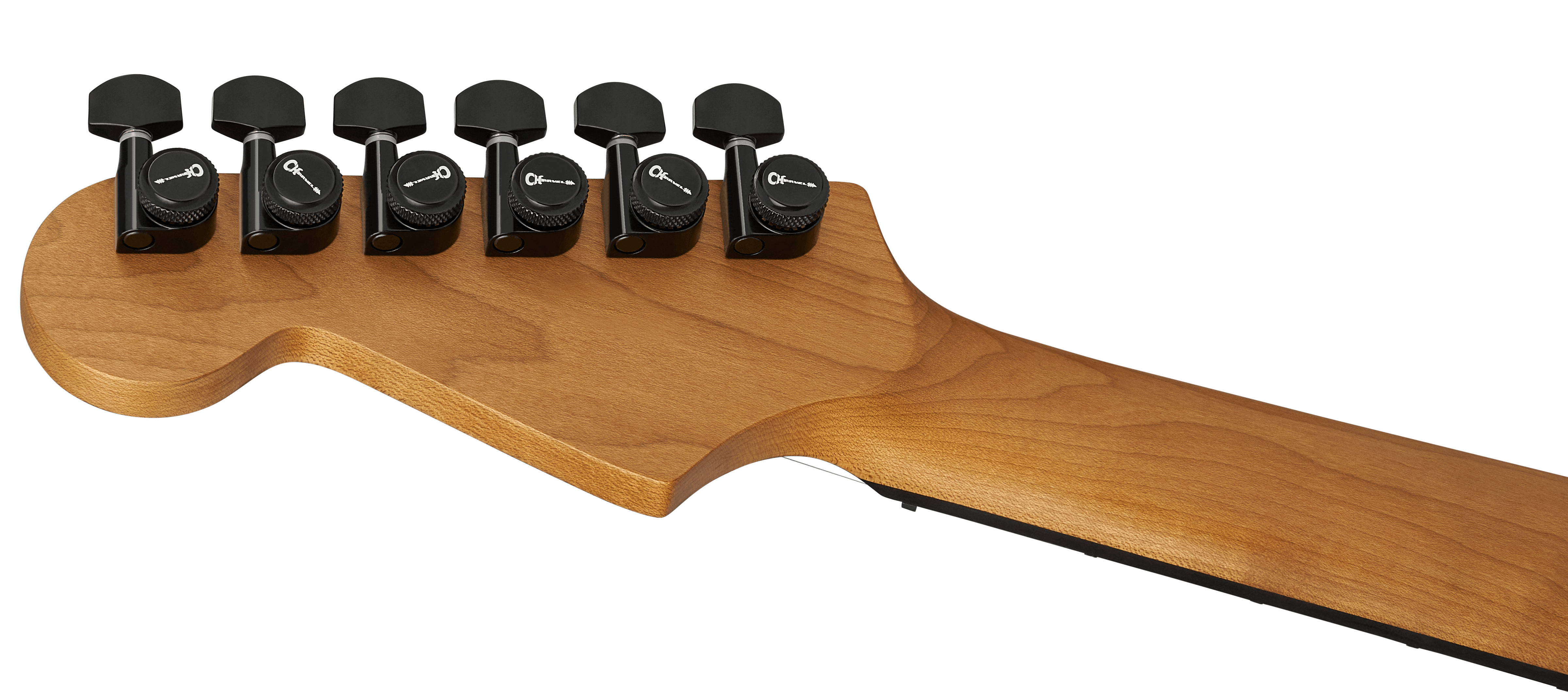 Charvel Dk24 Pro Mod Dinky Qm Plus Ht Hh Eb - Black Ash - Str shape electric guitar - Variation 5