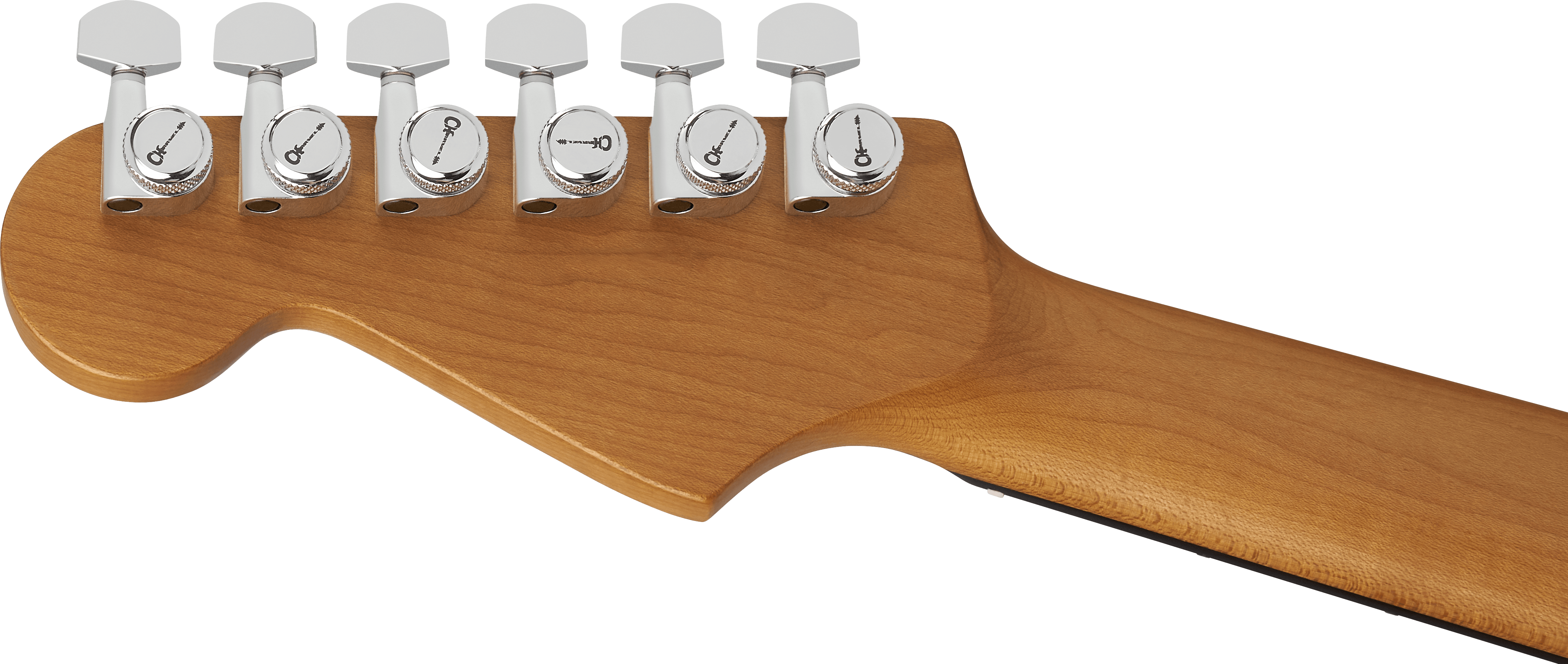 Charvel Dk24 Pro Mod Dinky Qm Plus Trem Hss Eb - Amber Tiger Eye - Str shape electric guitar - Variation 3