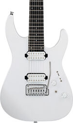 Str shape electric guitar Charvel Pro-Mod Plus DK24-7 HH 2PT EB 7-String - Celestial Silk