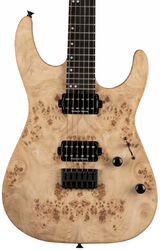 Str shape electric guitar Charvel Pro-Mod DK24 HH HT E Mahogany with Poplar Burl - Desert sand