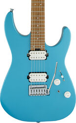 Str shape electric guitar Charvel Pro-Mod DK24 HH 2PT CM - Matte blue frost