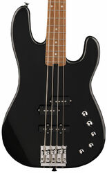 Solid body electric bass Charvel Pro-Mod San Dimas Bass PJ IV (MEX, MN) - Metallic black