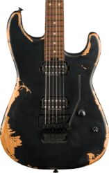 Str shape electric guitar Charvel San Dimas Pro-Mod Relic - weathered black
