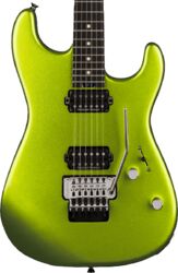 Str shape electric guitar Charvel Pro-Mod San Dimas Style 1 HH FR E - Lime green metallic