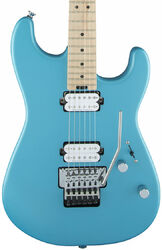 Str shape electric guitar Charvel Pro-Mod San Dimas Style 1 HH FR M - Matte blue frost