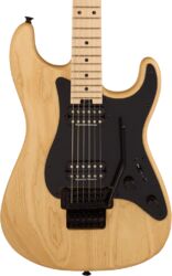 Str shape electric guitar Charvel Pro-Mod So-Cal Style 1 HH FR M - natural ash