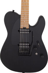 Tel shape electric guitar Charvel Pro-Mod So-Cal Style 2 24 HH 2PT CM Ash - Black