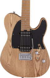 Tel shape electric guitar Charvel Pro-Mod So-Cal Style 2 24 HH 2PT CM Ash - Natural satin