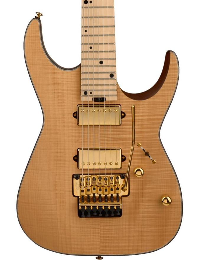 Signature electric guitar Charvel Angel Vivaldi Pro-Mod DK24 GT7 HH 7-String - natural