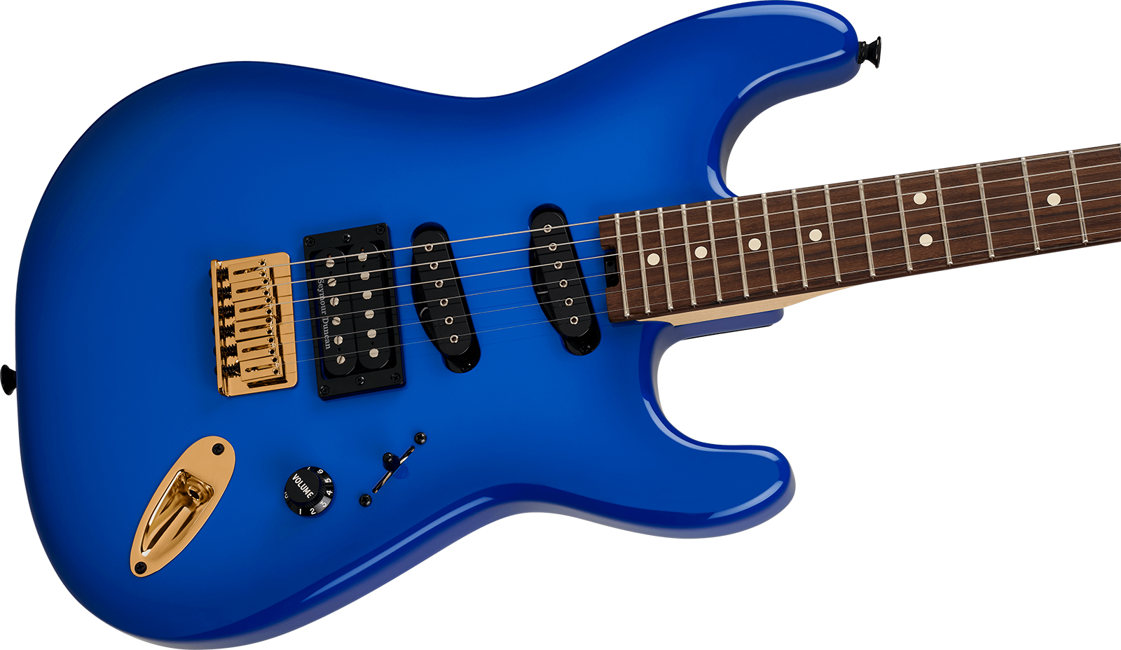 Charvel Jake E Lee San Dimas Style 1 Pro Mod Mex Signature Hss Ht Rw - Blue Burst - Signature electric guitar - Variation 2