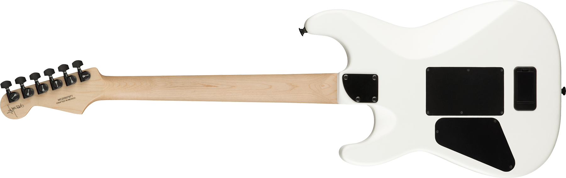 Charvel Jim Root San Dimas Style 1 Hh Fr E Pro-mod Signature 2h Emg Eb - Satin White - Str shape electric guitar - Variation 1