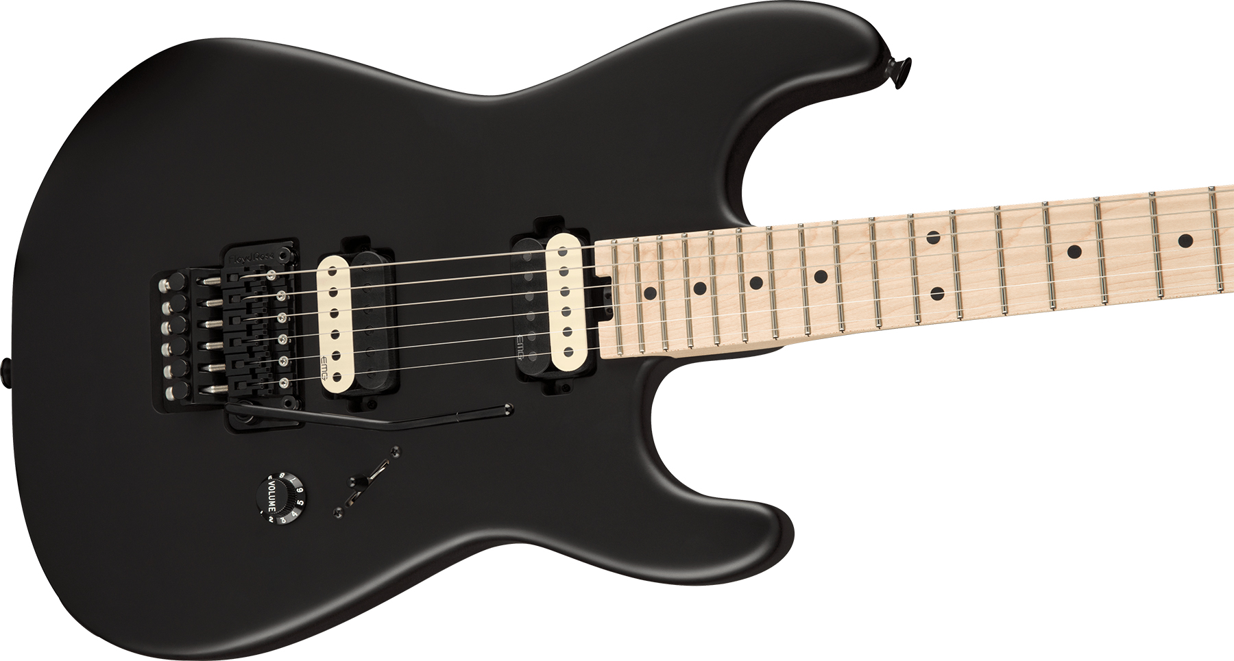 Charvel Jim Root San Dimas Style 1 Hh Fr M Pro-mod Signature 2h Emg Mn - Satin Black - Str shape electric guitar - Variation 2