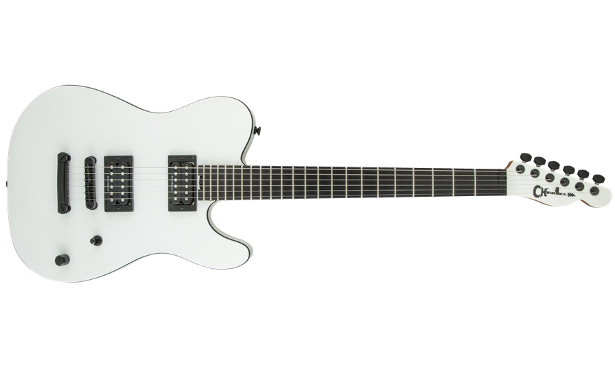 Charvel Joe Duplantier Pro-mod Style 2 Signature - Satin White - Tel shape electric guitar - Variation 3