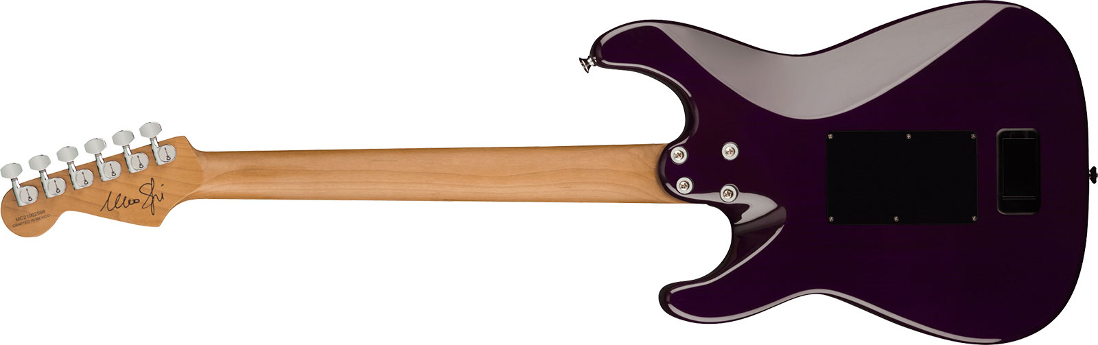 Charvel Marco Sfogli So Cal Style 1 Pro Mod Signature Hss Emg Fr Mn - Transparent Purple Burst - Signature electric guitar - Variation 1