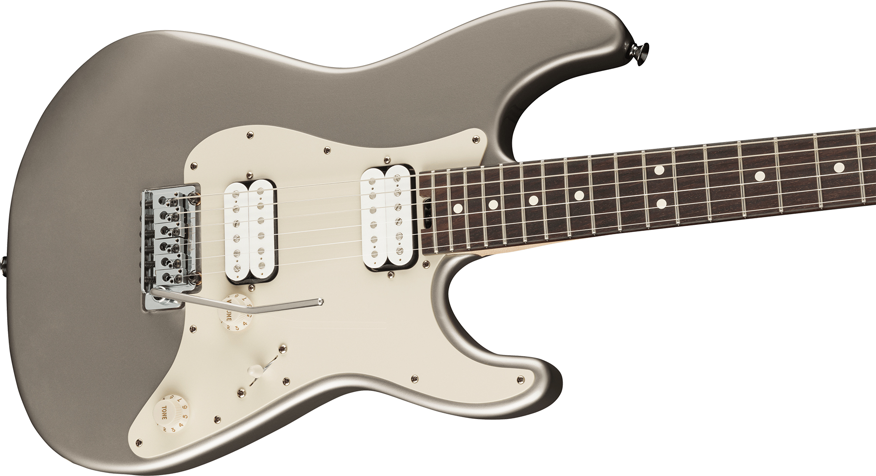 Charvel Prashant Aswani Pro-mod So-cal Pa28 Signature 2h Trem Mn - Inca Silver - Str shape electric guitar - Variation 2