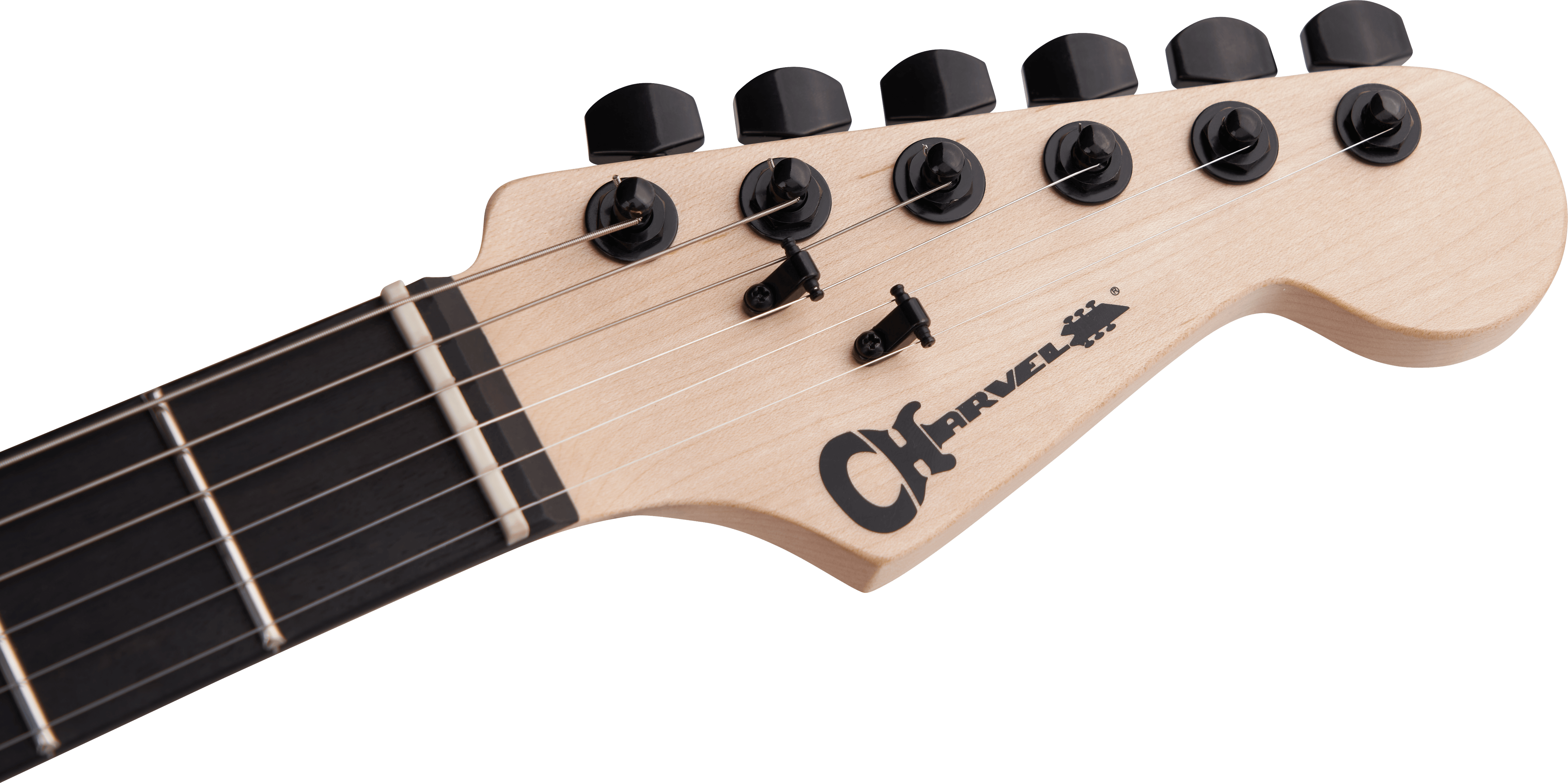 Charvel Dinky Dk24 Hh Ht E Pro-mod 2h Seymour Duncan Eb - Satin Black - Str shape electric guitar - Variation 3