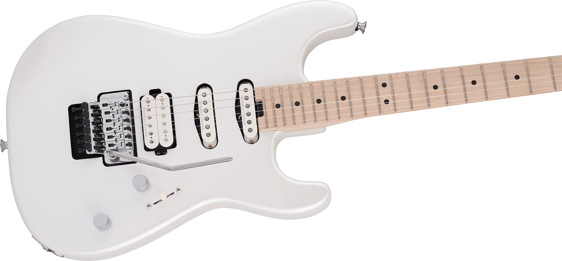 Charvel San Dimas Style 1 Hss Fr M Pro-mod Seymour Duncan Mn - Platinum Pearl - Str shape electric guitar - Variation 2