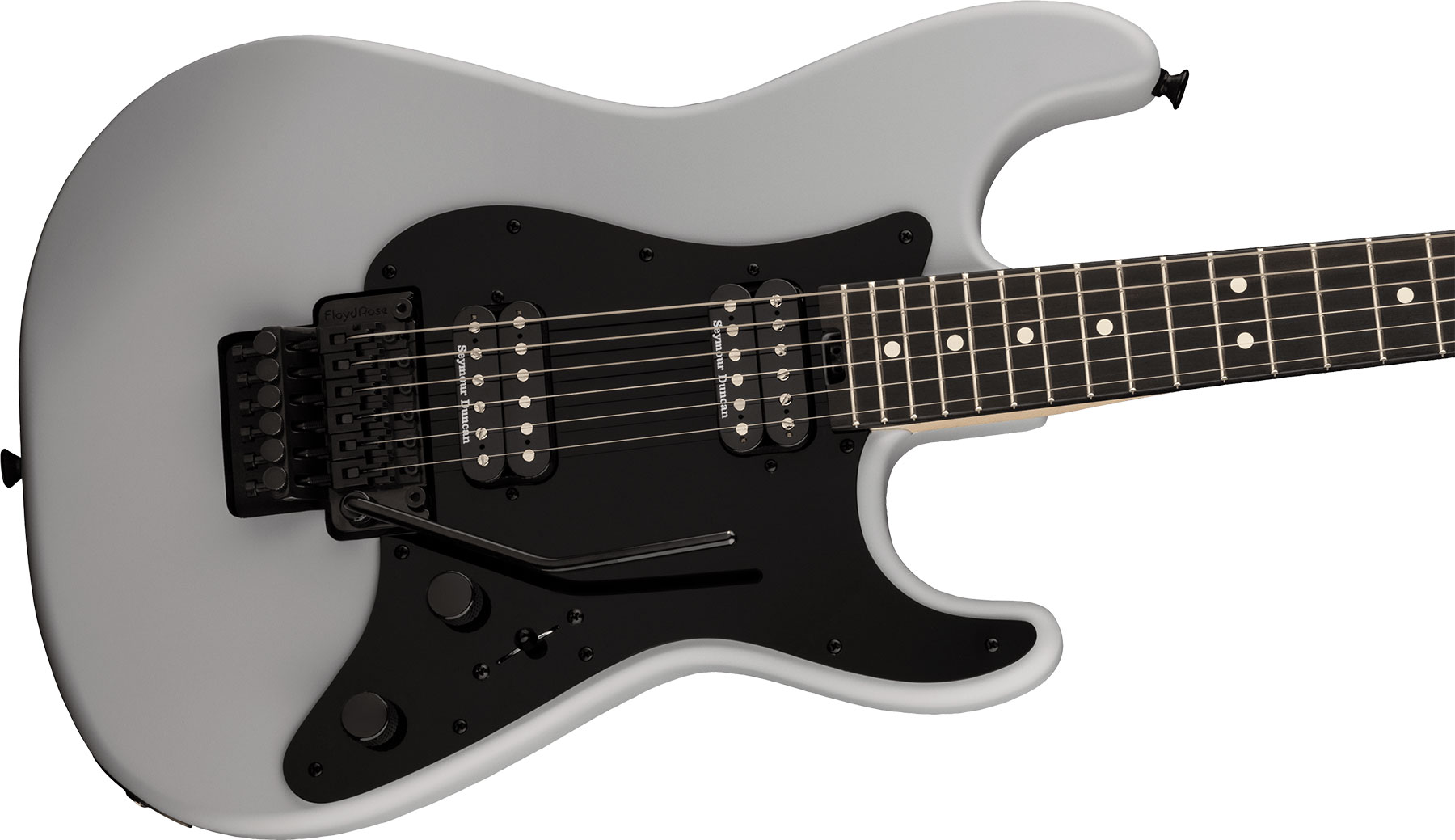 Charvel So-cal Style 1 Hh Fr E Pro-mod 2h Seymour Duncan Eb - Satin Primer Gray - Str shape electric guitar - Variation 2
